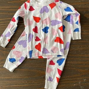 Hanna Andersson heart pajamas